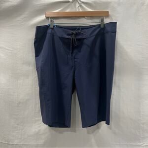 Columbia Navy Shorts Men XL Water Simple Beach Island Travel Coastal Casual New